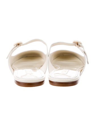 Larroude Patent Leather Mules