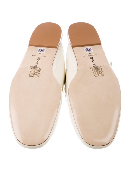 Larroude Patent Leather Mules