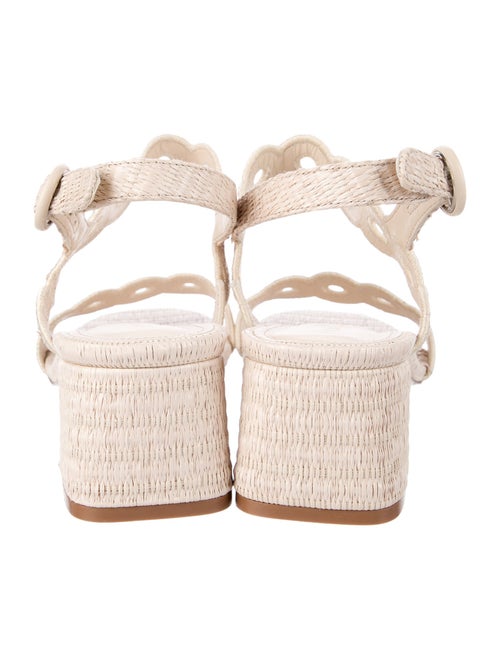 Larroude Raffia Cutout Accent