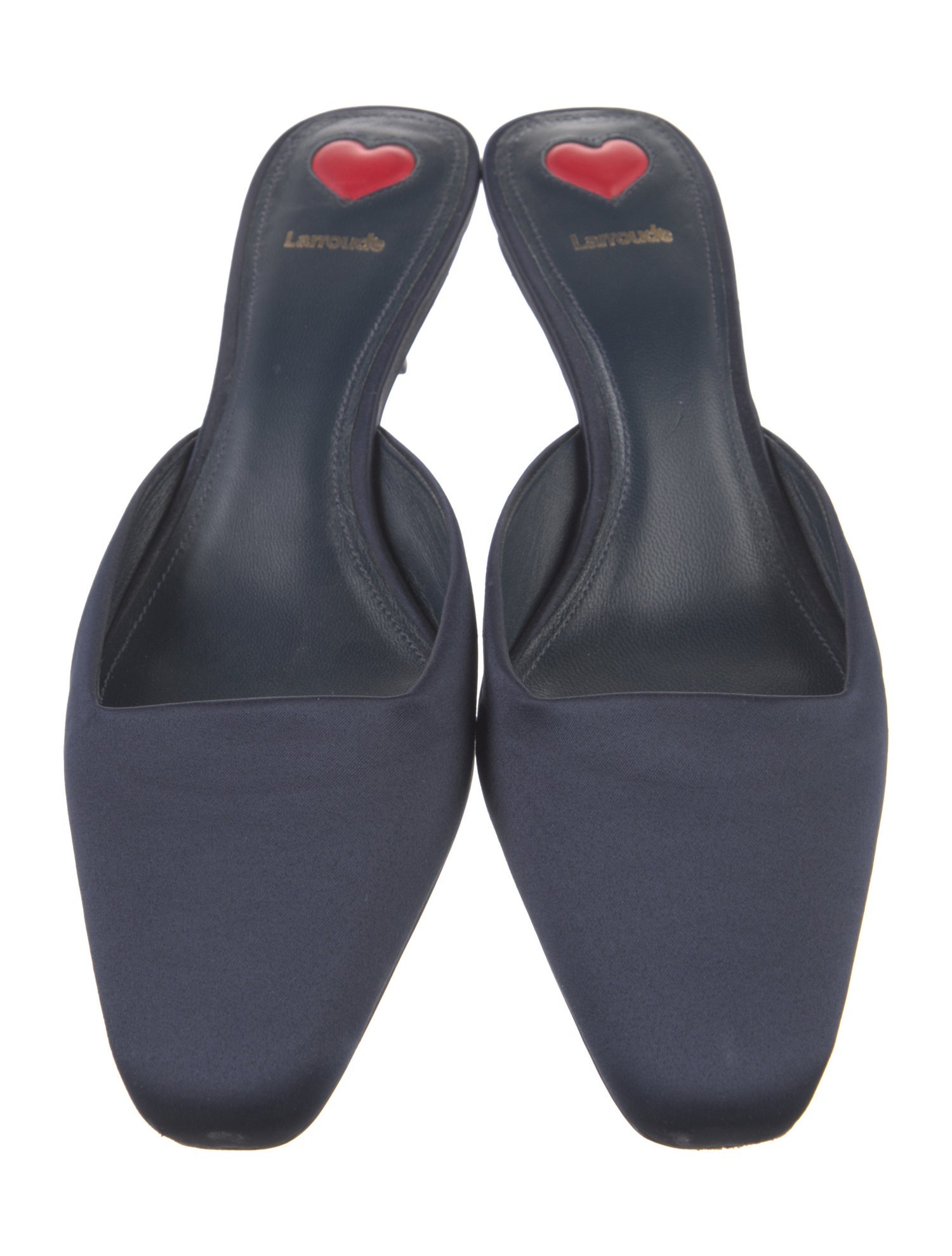 Larroude Satin Mules