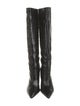Larroude Embossed Leather Patterned Boots