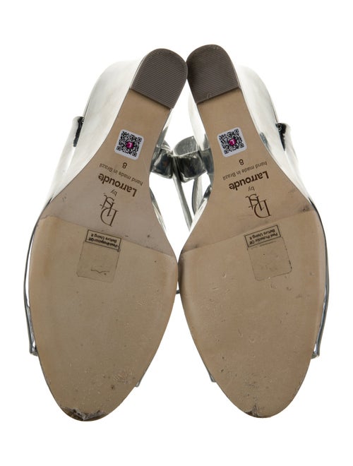 Larroude Patent Leather Sandals