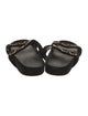 Larroude Velvet Studded Accents Slides