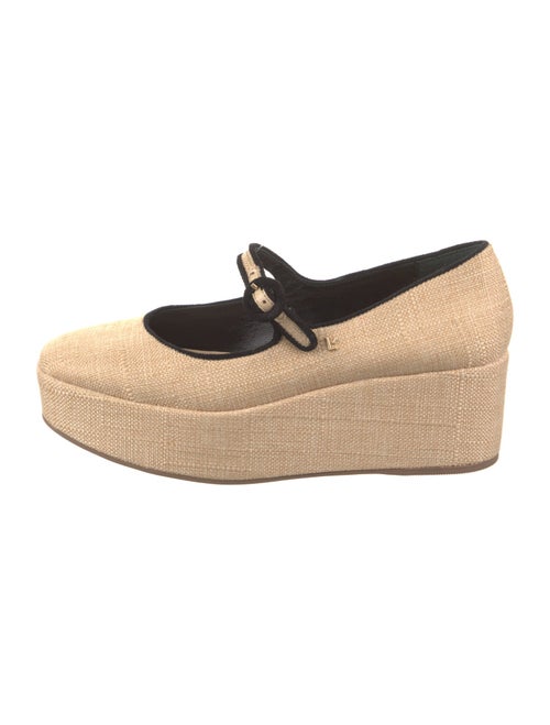 Larroude Raffia Pumps