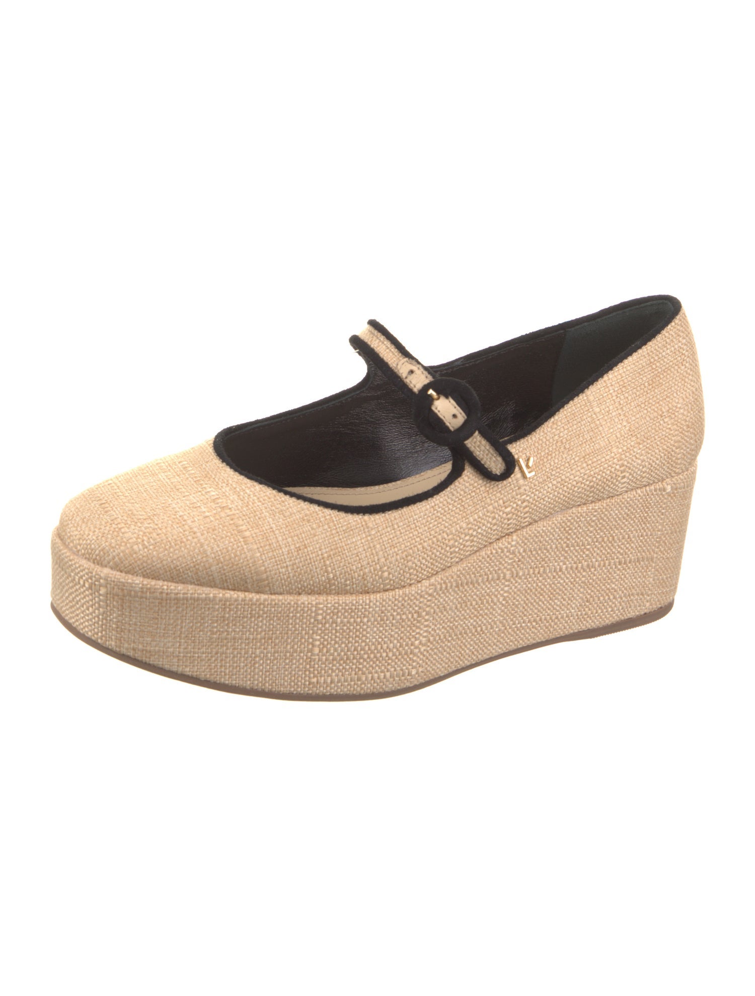 Larroude Raffia Pumps