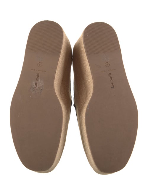 Larroude Raffia Pumps