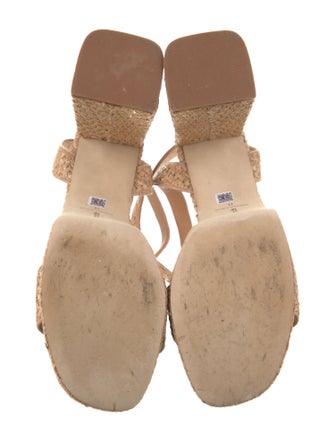 Larroude Raffia Espadrilles