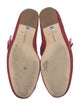 Larroude Velvet Mary Jane Flats