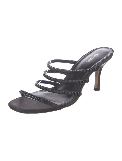 Larroude Satin Slides