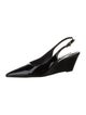 Larroude Patent Leather Slingback Pumps