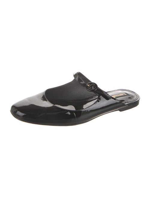 Larroude Patent Leather Mules
