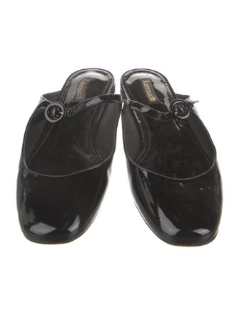 Larroude Patent Leather Mules