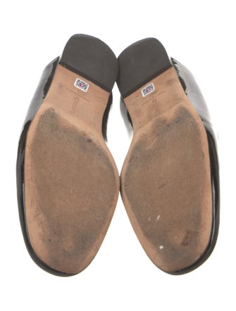 Larroude Patent Leather Mules