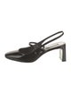 Larroude Patent Leather Slingback Pumps