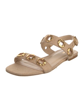 Larroude Canvas Sandals