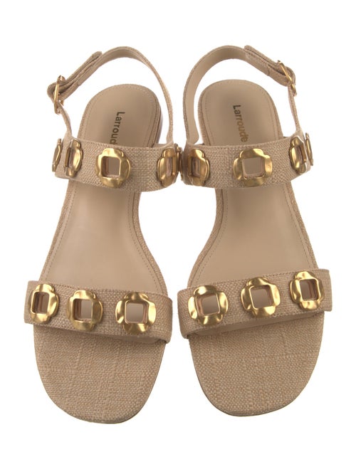 Larroude Canvas Sandals