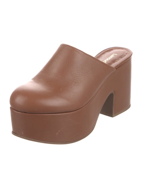 Larroude Leather Mules