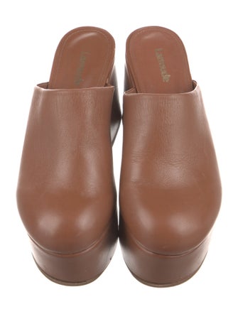 Larroude Leather Mules