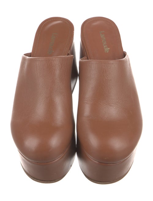 Larroude Leather Mules
