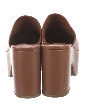 Larroude Leather Mules