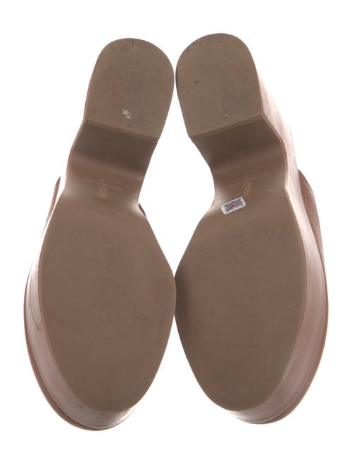 Larroude Leather Mules