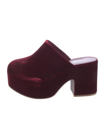 Larroude Pumps Velvet Mules 9