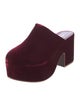 Larroude Velvet Mules