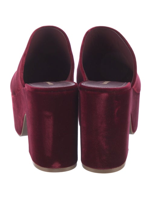Larroude Velvet Mules
