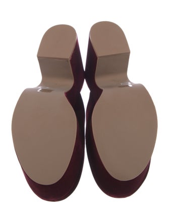 Larroude Velvet Mules