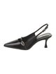 Larroude Leather Slingback Pumps