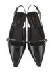Larroude Leather Slingback Pumps