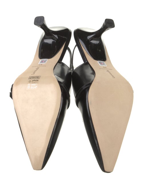 Larroude Leather Slingback Pumps