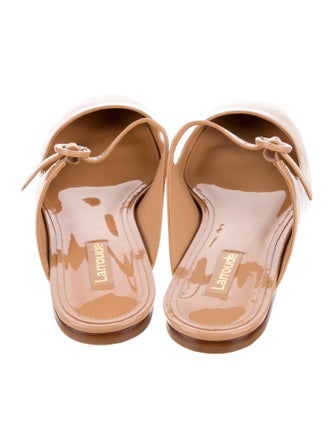 Larroude Patent Leather Mules