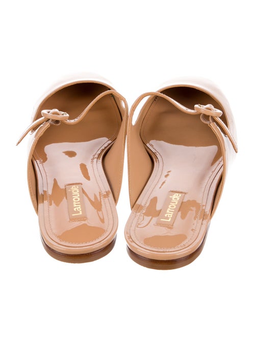 Larroude Patent Leather Mules