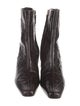 Larroude Embossed Leather Boots
