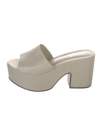 Larroude Leather Slides