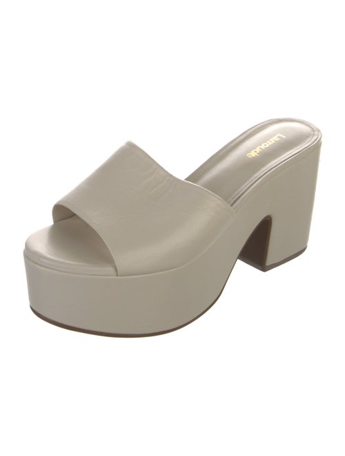 Larroude Leather Slides