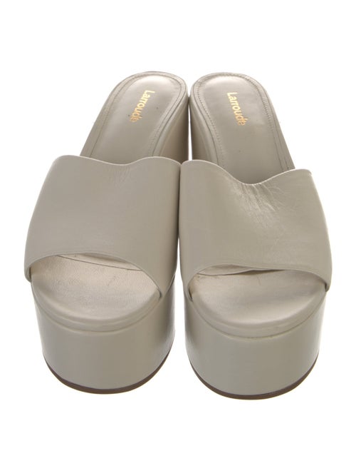 Larroude Leather Slides