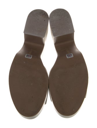 Larroude Leather Slides