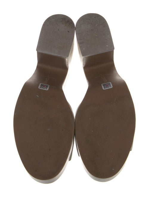 Larroude Leather Slides