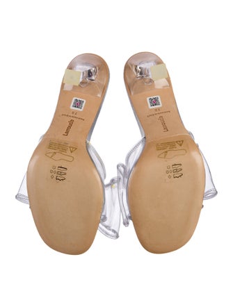 Larroude Bow Accents Slides