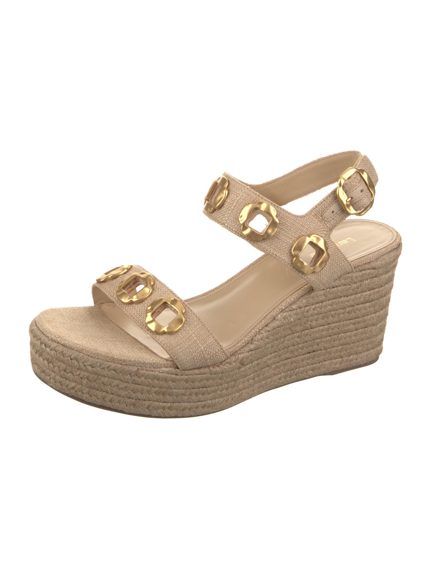 Larroude Raffia Espadrilles