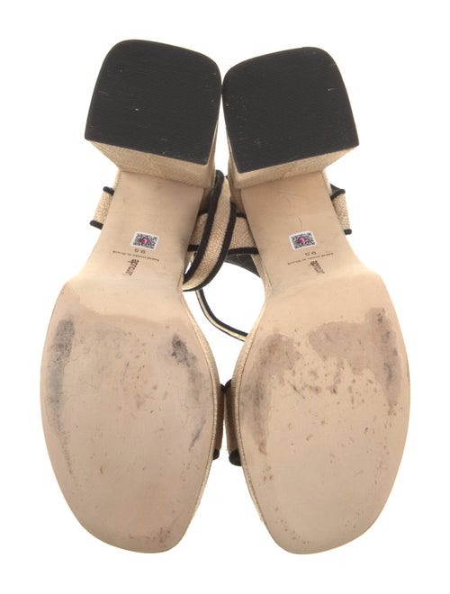 Larroude Canvas Sandals