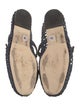 Larroude Leather Braided Accents Loafers