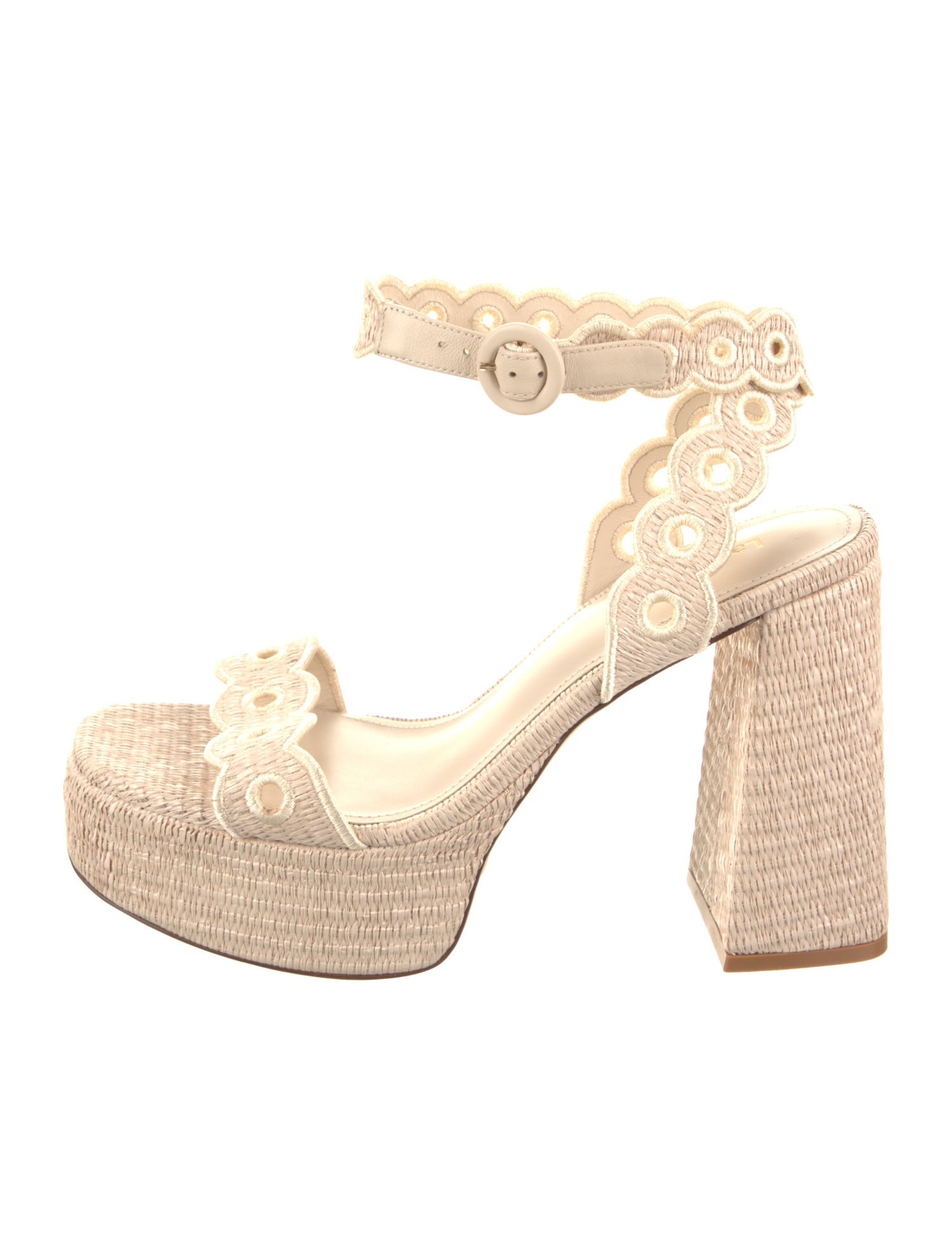 Larroude Raffia Espadrilles