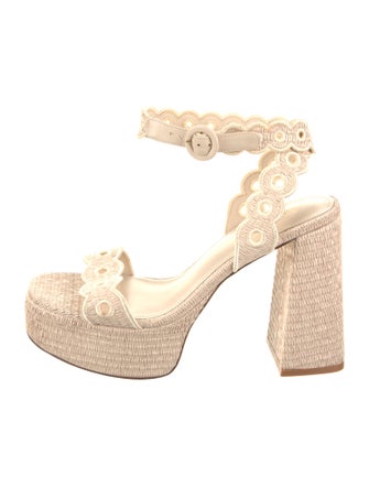 Larroude Raffia Espadrilles