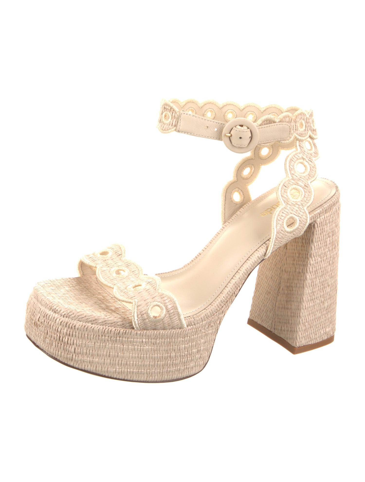 Larroude Raffia Espadrilles