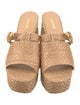 Larroude Raffia Slides