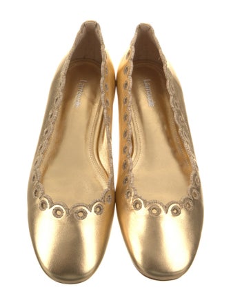 Larroude Leather Ballet Flats