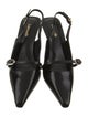 Larroude Leather Slingback Pumps